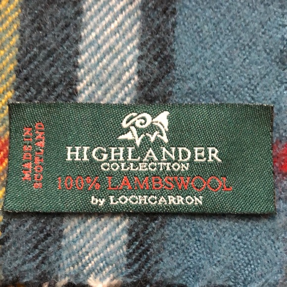 Vintage Highlander by Lochcarron Tartan Scarf - Picture 6 of 9